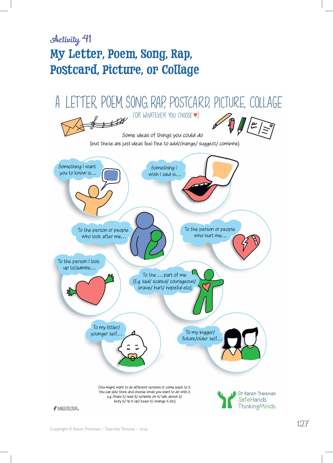 Taya the Tortoise Activity Book for Children who Bottle Up, Retreat or Disconnect