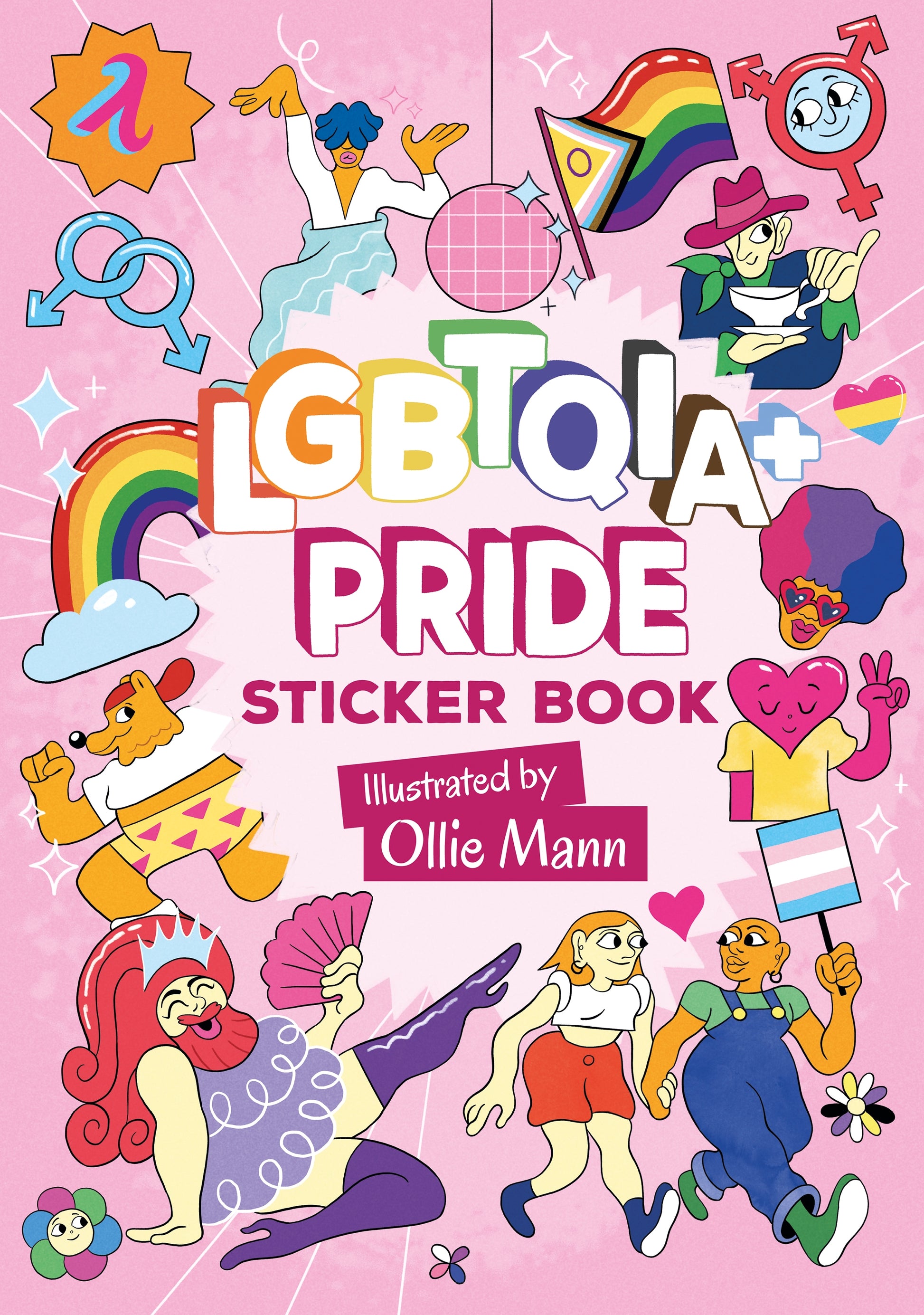 LGBTQIA+ Pride Sticker Book by Ollie Mann